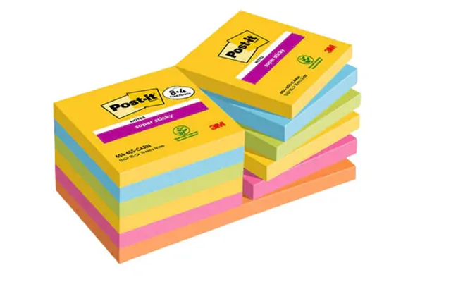 Post-it 7100259227 Note Paper Square Blue - Green