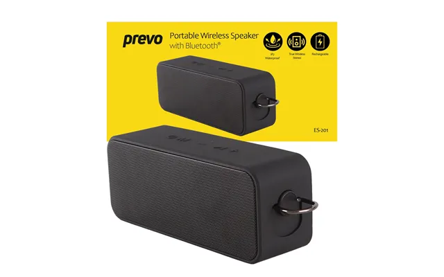 Prevo Es-201 Portable Ip7 Waterproof Wireless Speaker With Bluetooth - Usb