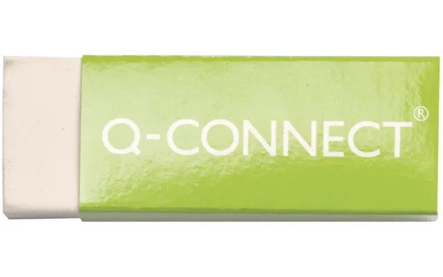Q-connect Kf00236 Eraser Rubber Green - White 1 Pc S