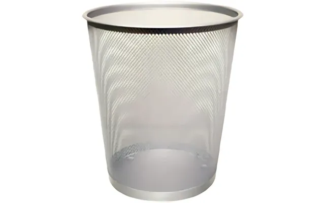 Q-connect Kf00849 Waste Container Round Silver product image