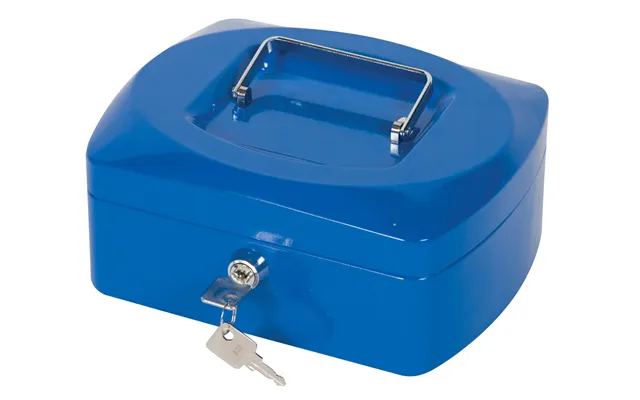 Q-connect Kf02623 Money Box Blue