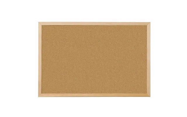 Q-connect Kf03567 Bulletin Board Fixed Bulletin Board Brown Cork product image