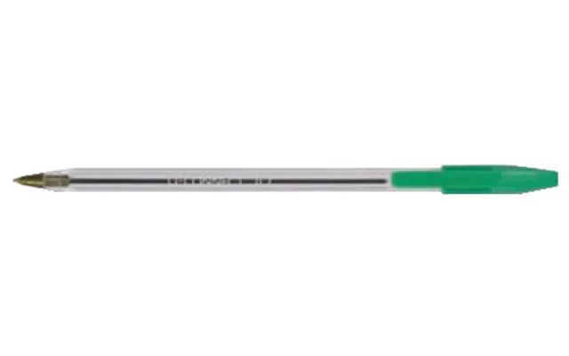 Q-connect Kf34045 Ballpoint Pen Green Stick Ballpoint Pen Medium 20 Pc S
