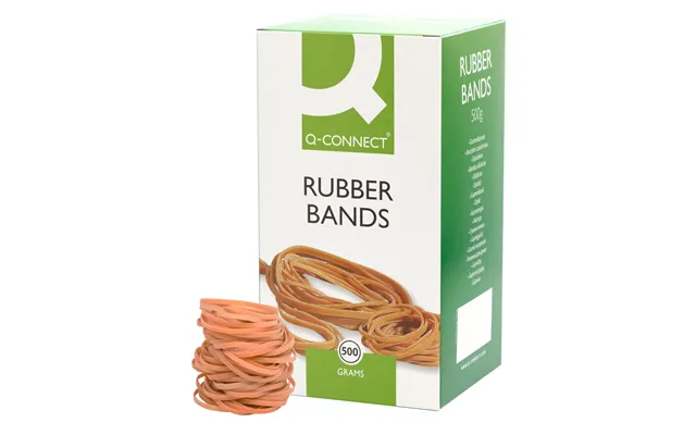 Q-connect Rubber Bands Natural No. 32 3.0x80mm Box 500g product image