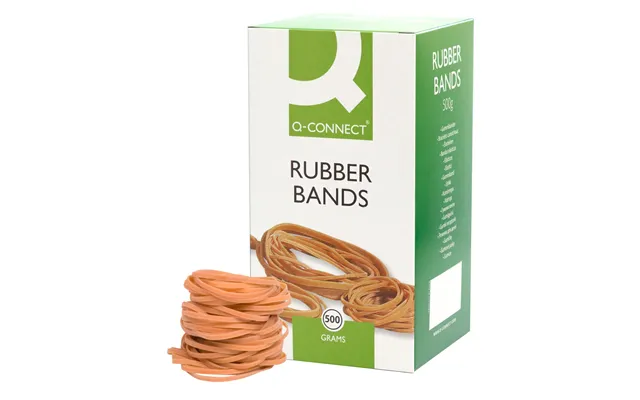 Q-connect Rubber Bands Natural No. 33 3.0x90mm Box 500g product image