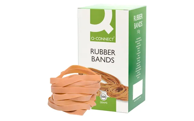 Q-connect Rubber Bands Natural No. 89 12.0x150mm Box 500g product image