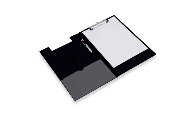 Rapesco Foldover Clipboard Personal Organizer Pvc Black