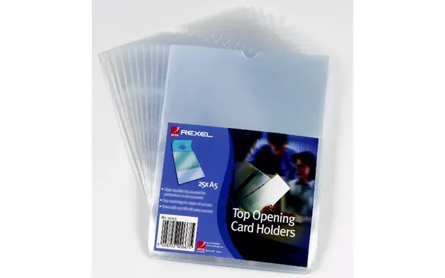 Rexel Card Holders A5 Clear 25