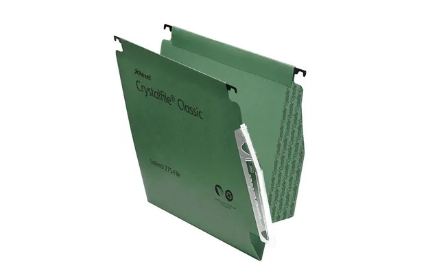 Rexel Crystalfile Classic 275 Lateral File 15mm Green 50