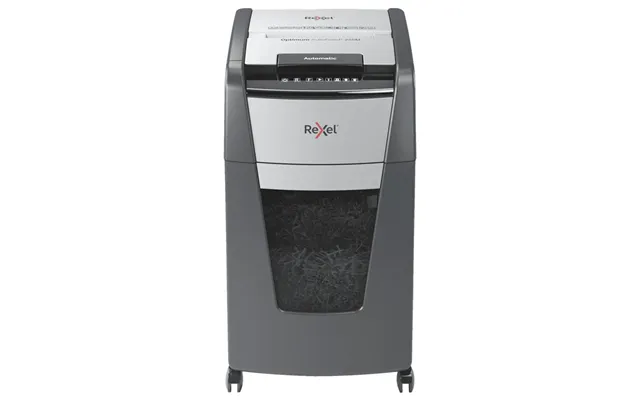 Rexel Optimum Autofeed 225m Paper Shredder Micro-cut Shredding 55 Db 23 Cm Black - Silver