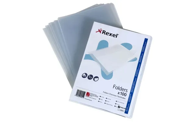 Rexel Superfine Cut Flush Folders 100