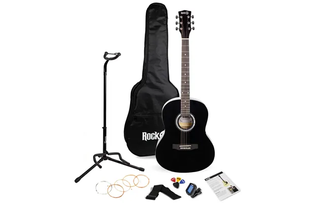 Rockjam Full-size Acoustic Guitar Kit With Stand - Tuner