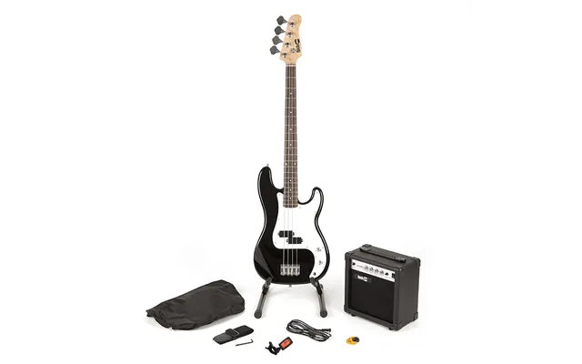 Rockjam Full-size Bass Guitar Kit With 10-watt Amplifier - Tuner