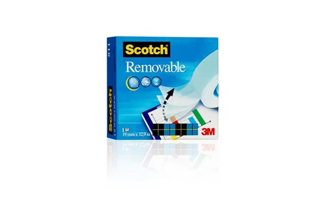 Scotch Removable Invisible Tape - 19 Mm X 33 M