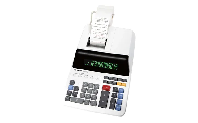 Sharp El-2607lg Calculator Desktop Printing Black - White