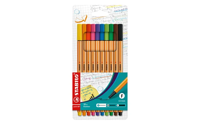 Stabilo Point 88 Fineliner Multi 10 Pc S