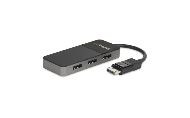 Startech.com 3-port Displayport 1.4 Splitter, Displayport To 3x Dp Multi-monitor Adapter, Triple 4k Computer Mst Hub, Us