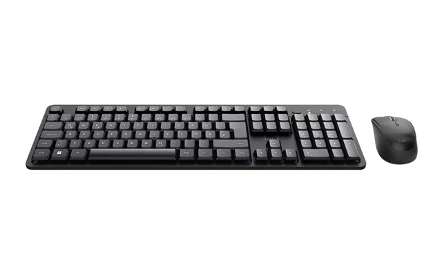 Trust Tkm-360 Keyboard Mouse Included Office Rf Wireless Qwerty Uk English Black