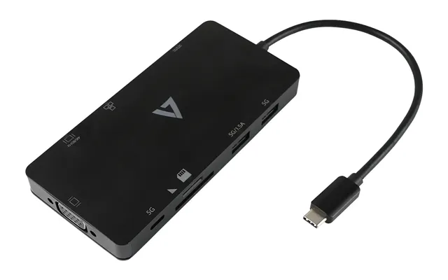 V7 Ucminidock-althv Laptop Dock Port Replicator Wired