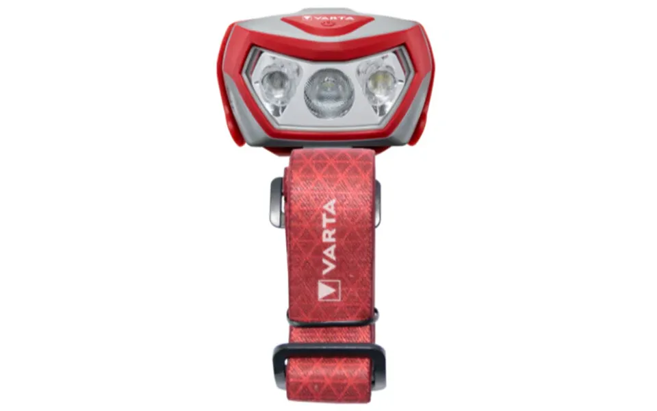 Varta Outdoor Sports H20 Pro Grey - Red Headband Flashlight Led