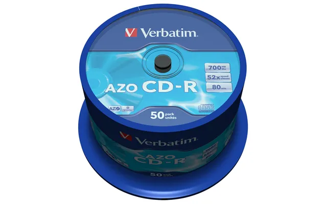 Verbatim Cd-r Azo Crystal 700 Mb 52x 50 Pc S