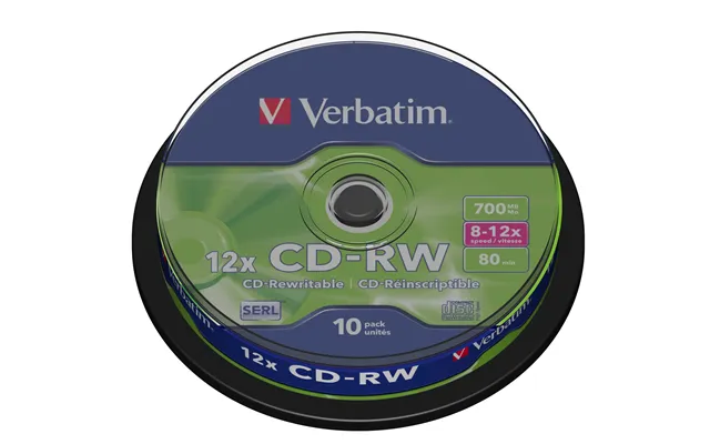 Verbatim Cd-rw 12x 700 Mb 10 Pc S