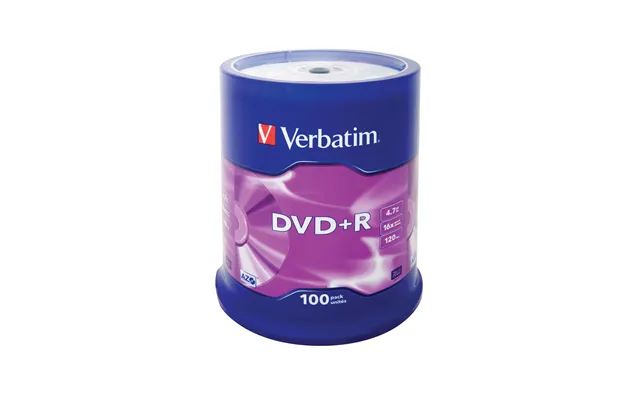 Verbatim Dvd R Matt Silver 4.7 Gb 100 Pc S