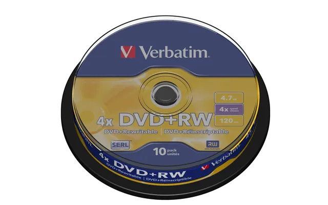 Verbatim Dvd Rw Matt Silver 4.7 Gb 10 Pc S