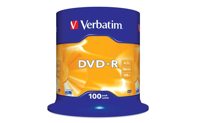 Verbatim Dvd-r Matt Silver 4.7 Gb 100 Pc S