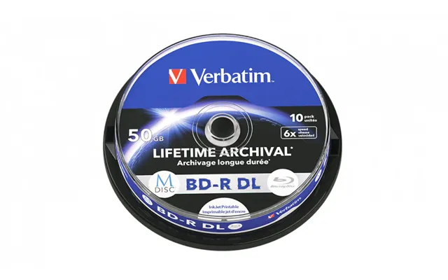 Verbatim Mdisc Bd-r Dl 50 Gb 10 Pc S product image