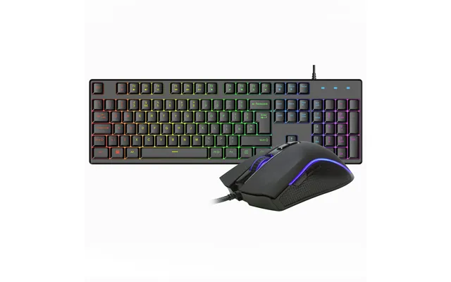 Vida Rebel 2in1 Black Usb Desk Kit Keyboard Mouse Included Gaming Qwerty Uk English