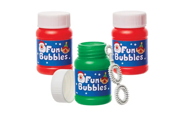 Christmas Chums Blow Bubbles Pack Of 10 Christmas Toys