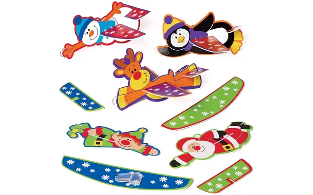 Christmas Chums Gliders Pack Of 10 Christmas Toys