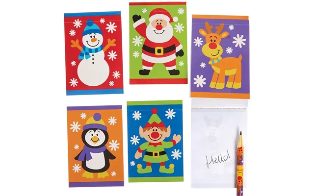 Christmas Chums Notepads Pack Of 10 Christmas Toys