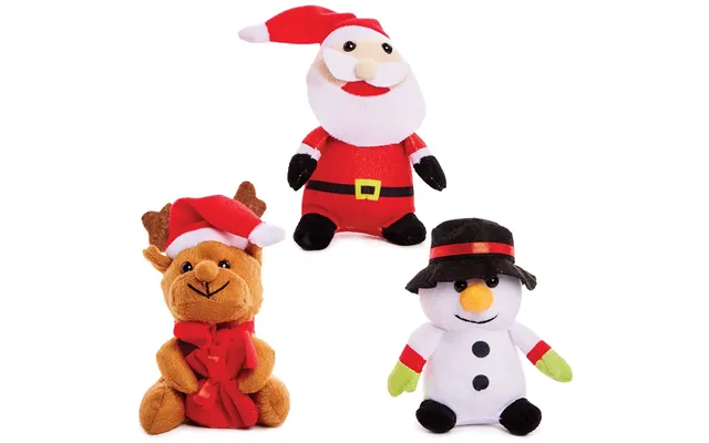 Christmas Cuddly Plush Toys Pack Of 3 Christmas Toys