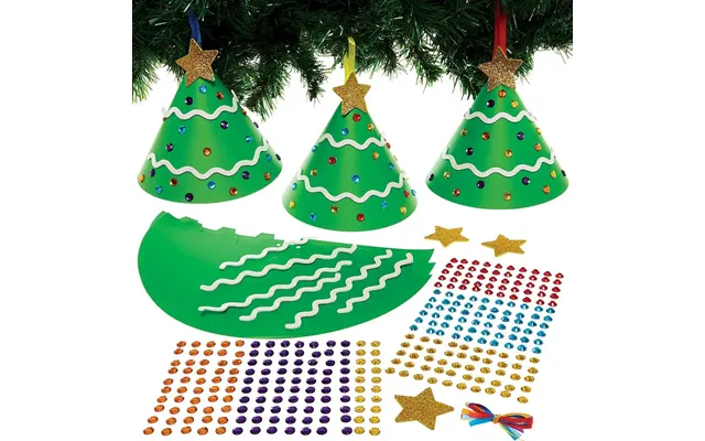 Christmas Tree Cone Decoration Kits Pack Of 6 product image