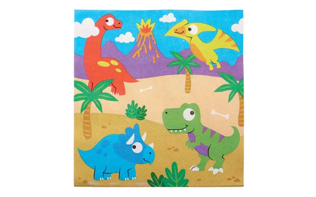 Dinosaur Party Napkins Pack Of 20 Party Tableware
