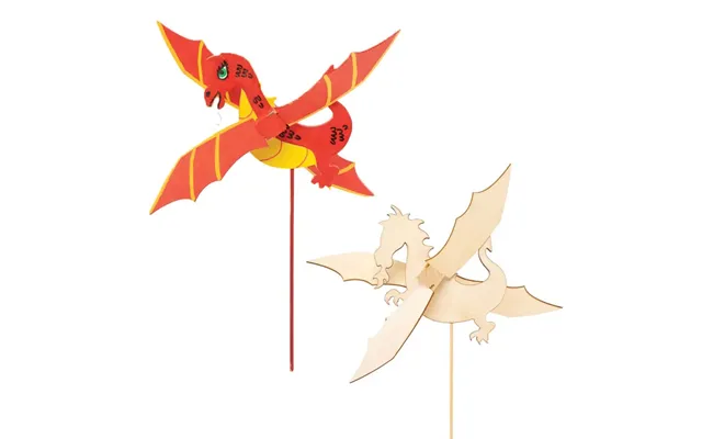 Dragon Wooden Windmill Kits Pack Of 3 Nature Craft Kits