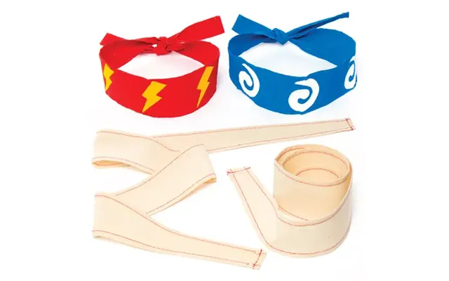 Fabric Headbands Pack Of 5 Or 30 Size 90cm X 6cm. Decorate Your Own & Wear