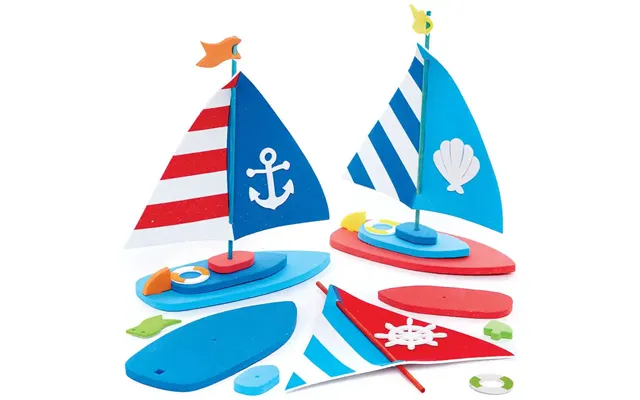 Foam Sailboat Kits Pack Of 3 Art Craft Kits