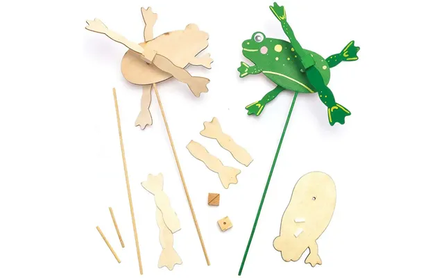 Frog Wooden Windmill Kits Pack Of 3 Nature Craft Kits