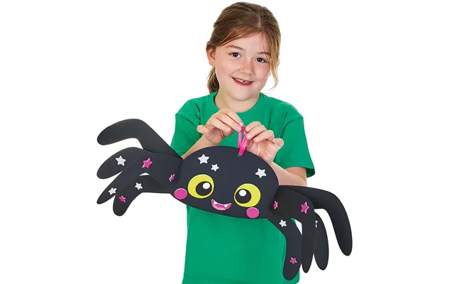Giant 3d Spider Hanging Decoration Kits Pack Of 4