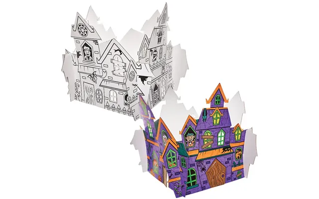 Giant Colour-in Play Haunted House Each Decorate Your Own - Creative Play For Kids product image