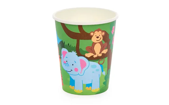 Jungle Chums Party Cups Pack Of 10 Party Tableware