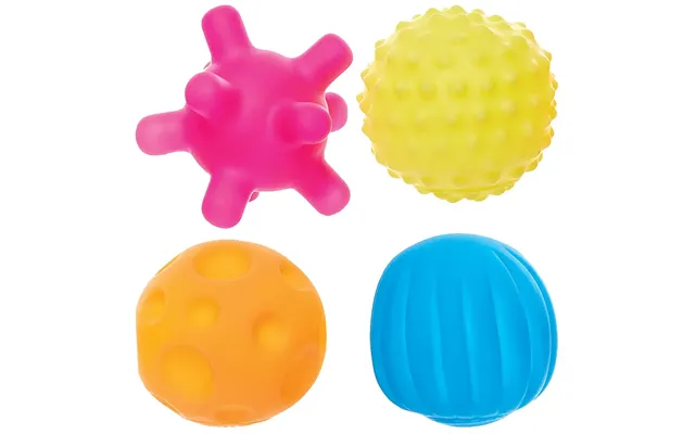 Multi Textured Sensory Balls Pack Of 6 6 Assorted Colours - Yellow, Blue, Green, Pink, Purple & Orange
