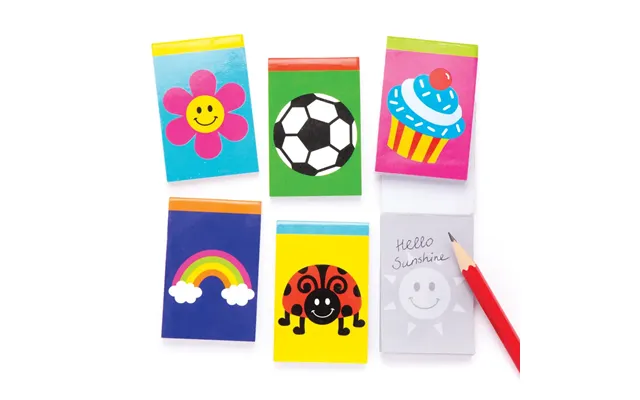 Novelty Notebooks Pack Of 12 Paper & Card - 12 Assorted Designs