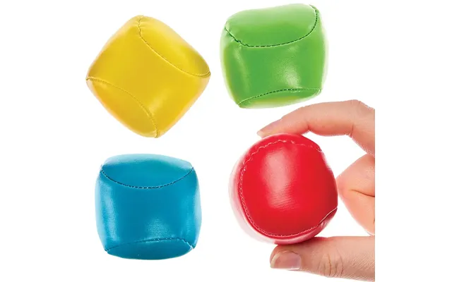 Rainbow Colours Mini Soft Balls Pack Of 6 Pocket Money Toys 6 Assorted Rainbow Colours - Red, Orange, Yellow, Green, Blu