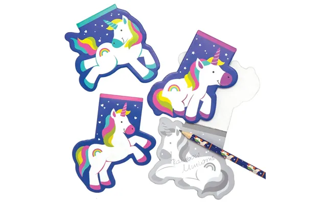 Rainbow Unicorn Notepads Pack Of 12 Paper & Card
