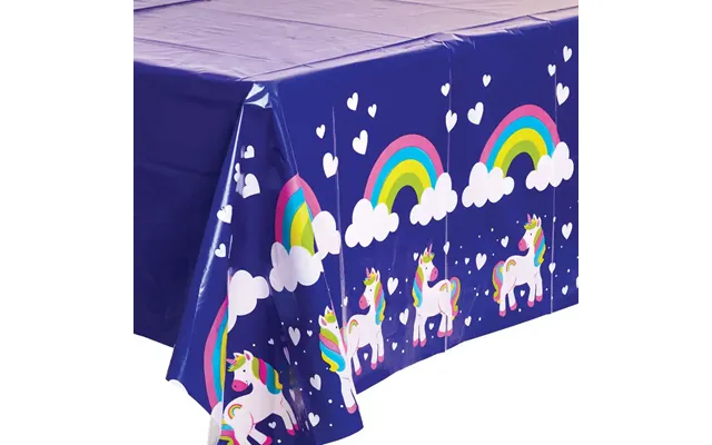 Rainbow Unicorn Party Table Cover Each Party Tableware