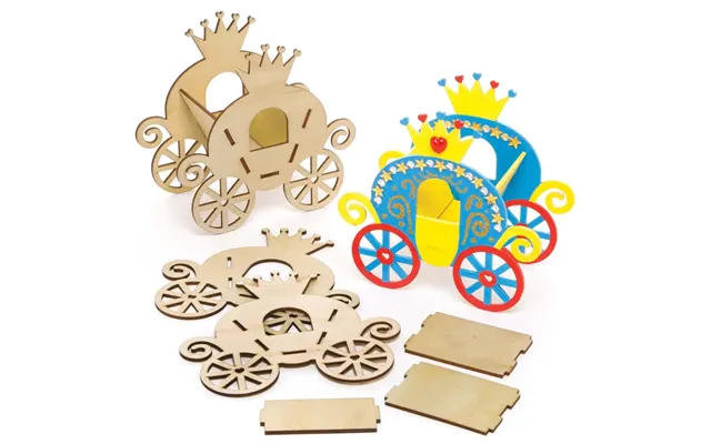 Royal Carriage 3d Woodcraft Kits Pack Of 4 Art Craft Kits